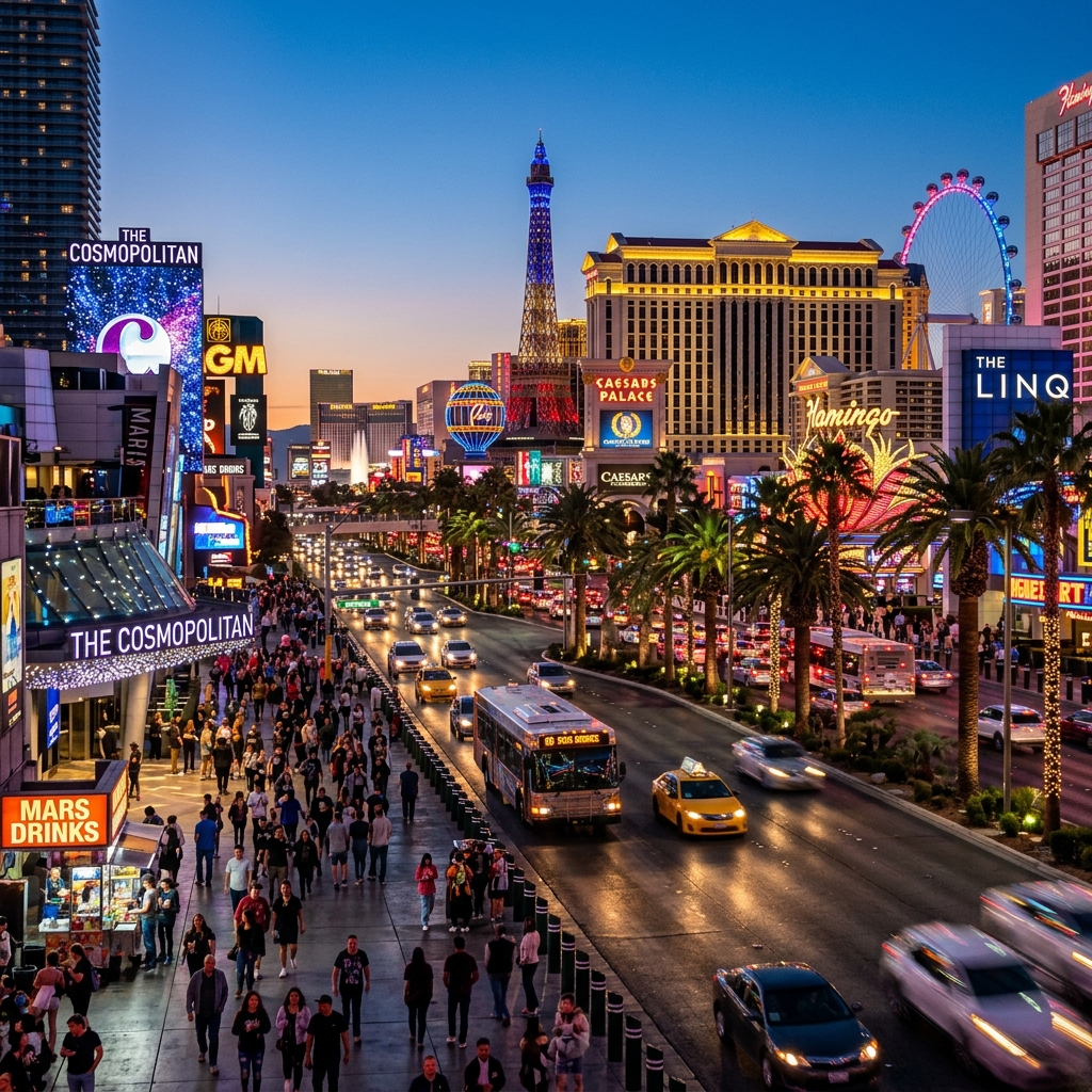 Du lịch bờ Tây Mỹ Las Vegas rực rỡ - Vietmytour