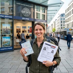 Kinh nghiệm xin visa Mỹ du lịch 2026 – Hướng dẫn chuẩn bị hồ sơ tỷ lệ đậu cao (Ảnh minh họa từ AI)