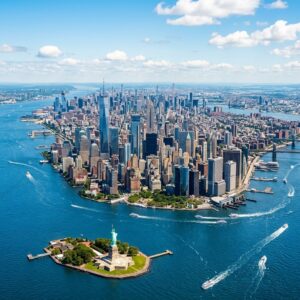 Du lịch New York – Khám phá thành phố không bao giờ ngủ (Ảnh minh họa từ AI)