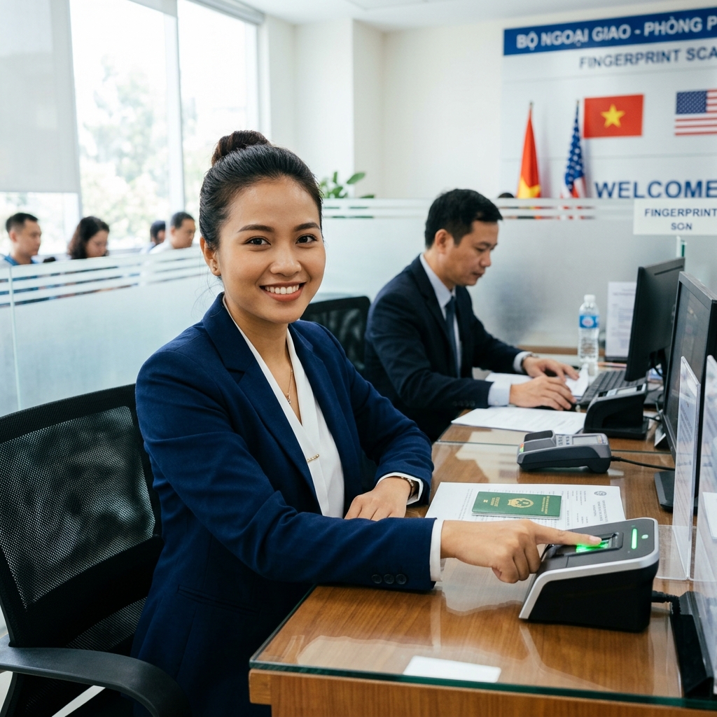 bí quyết phỏng vấn nộp lại visa Mỹ 99% Ảnh minh họa từ AI