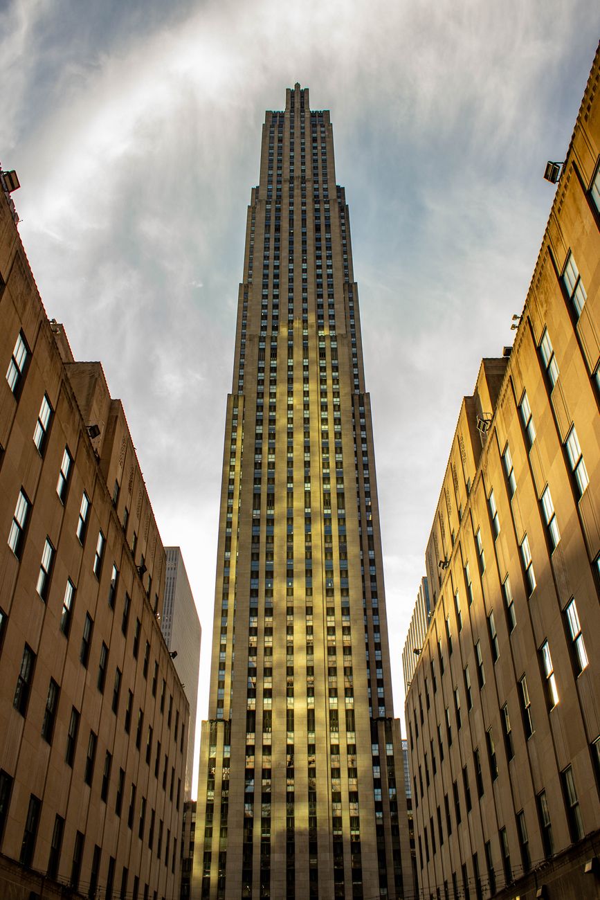 Kien truc Art Deco Trung tam Thuong mai Rockefeller Center New York