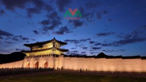 Tour đêm hoàng cung Gyeongbokgung 2026 lung linh huyền ảo tại Seoul Hàn Quốc cùng Vietmytour